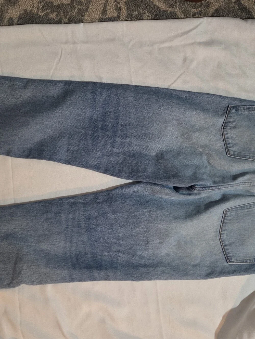 Women's Point Sur Distressed Blue Denim Jeans - Casual Relaxed Fit